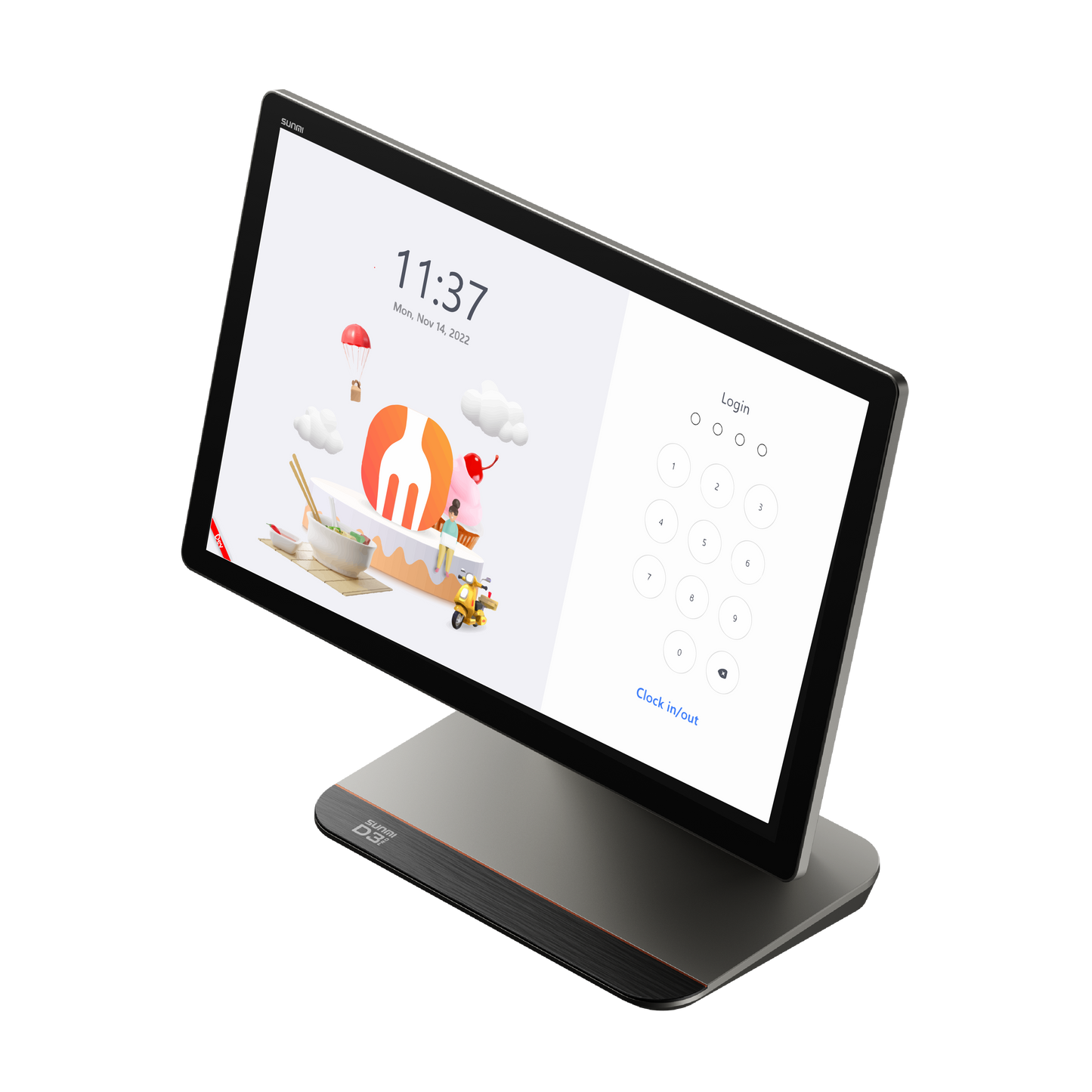 Sunmi D3 Pro Android POS Device (Dual screen with NFC features)